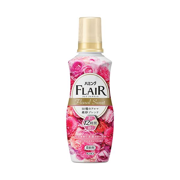 （まとめ） 花王 ハミングフレア フレグランス フローラルスウィート 本体 520mL 1本 【×3セット】