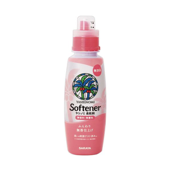 （まとめ） サラヤ ヤシノミ柔軟剤 本体 520mL 1本 【×3セット】