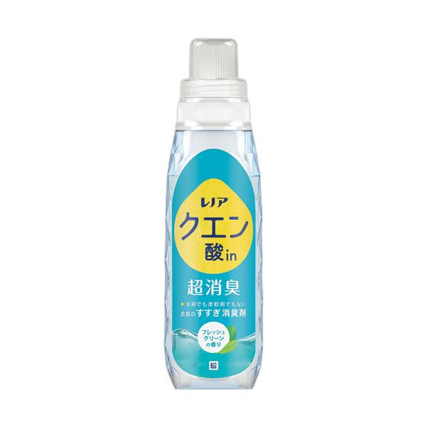 （まとめ） P＆Gレノア クエン酸in超消臭 フレッシュグリーンの香り 本体 430mL 1本 【×2セット】