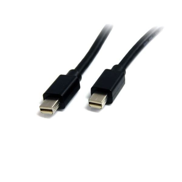 StarTech.com Mini DisplayPort 1.2 ケーブル 1m 4K Mini DP（オス）-MiniDP（オス） ブラック MDISP1M 1本