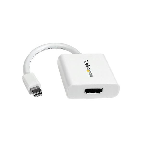 StarTech.com Mini DisplayPort-HDMI変換アダプタ ミニディスプレイポート-HDMI オス／メスホワイト MDP2HDW 1個