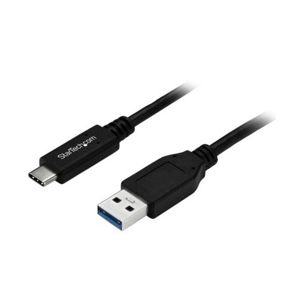 StarTech.com USBケーブル USB3.0準拠 1m タイプC（オス）-A（オス） ブラック USB315AC1M1本