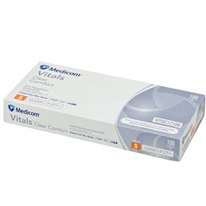 メディコム・ジャパン バイタル CPEグローブ クリアー S VITGC1210B 1セット (1000枚:100枚×10箱) 使い捨て手袋