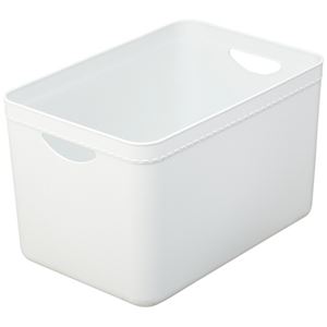 （まとめ） 天馬やわらか収納ケース レギュラー 深型 ホワイト 1個 【×2セット】