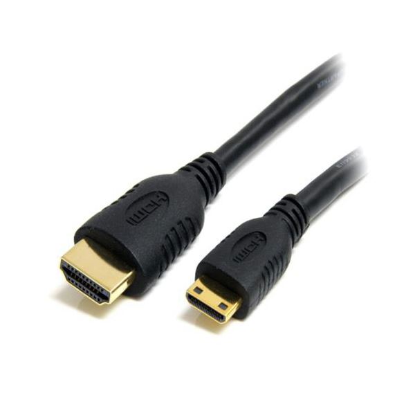 StarTech.com ミニHDMI-HDMI1.4変換ケーブル 50cm ブラック HDACMM50CM 1本