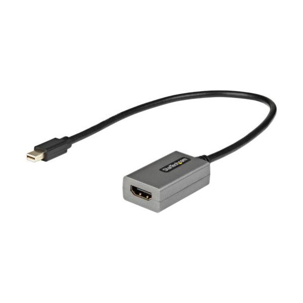 StarTech.com Mini DisplayPort-HDMI ディスプレイ変換アダプタ 1080p対応／30cm一体型ケーブルMDP2HDEC 1個