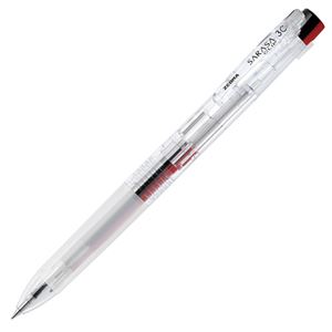 ゼブラ3色ジェルボールペン サラサクリップ3C 0.5mm （軸色：透明） J3J5-C 1セット（10本）