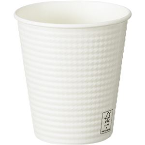 （まとめ） サンナップエンボスカップ ホワイト 210mL（7オンス） 1パック（50個） 【×3セット】