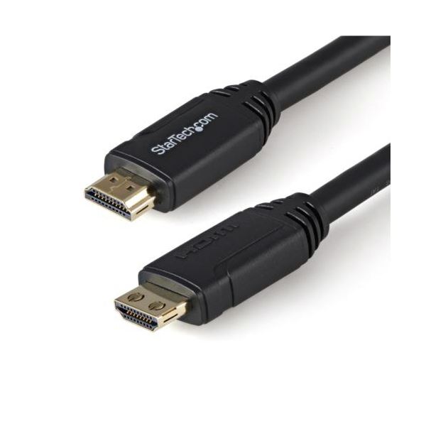 StarTech.com ハイスピードHDMI2.0ケーブル 3m オス-オス ブラック HDMM3MLP 1本