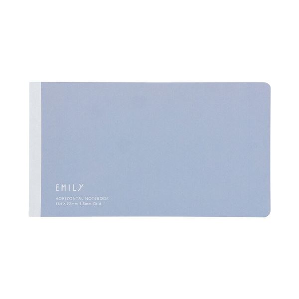 キングジムEMILy 横長ノート ブルーグレー EY9043-BG 1セット（5冊）