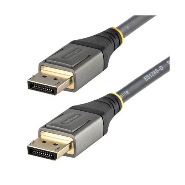 StarTech.com DisplayPort 1.4ケーブル 2m／8K60HzHDR10／4K120Hz／VESA認定モニターケーブル DP14VMM2M 1本