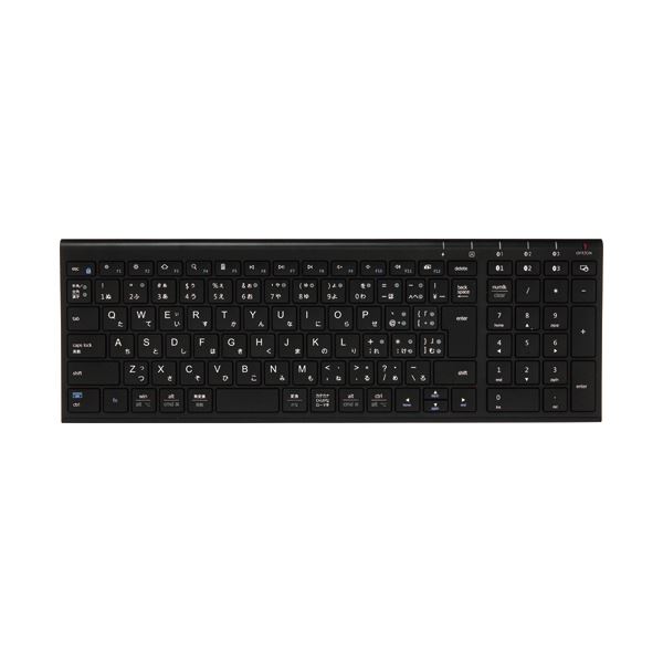 アイクレバーBluetooth テンキー付きキーボード ブラック IC-BK22-BK 1台