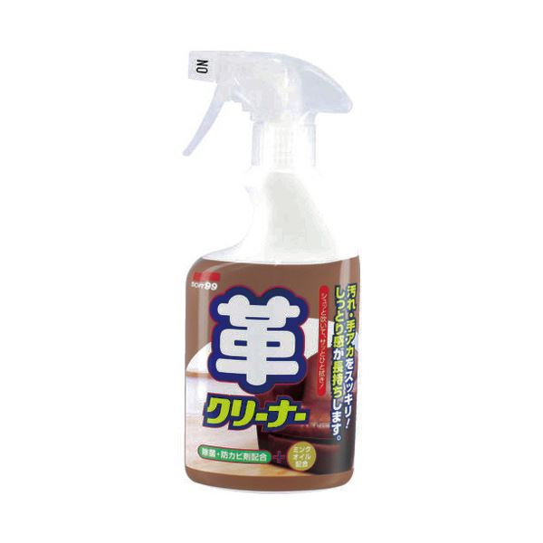 （まとめ） ソフト99しっとり長持ち革クリーナー 400ml 20527 1本 【×2セット】