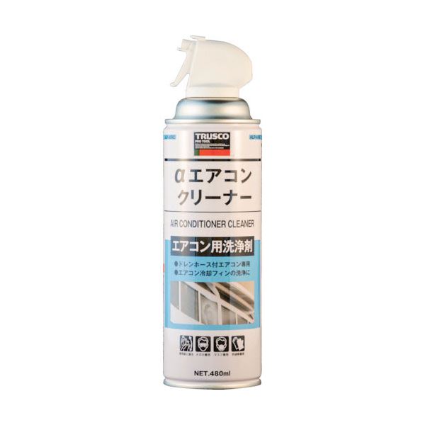 （まとめ） TRUSCOαエアコンクリーナー 480ml ALP-AIRC 1本 【×2セット】