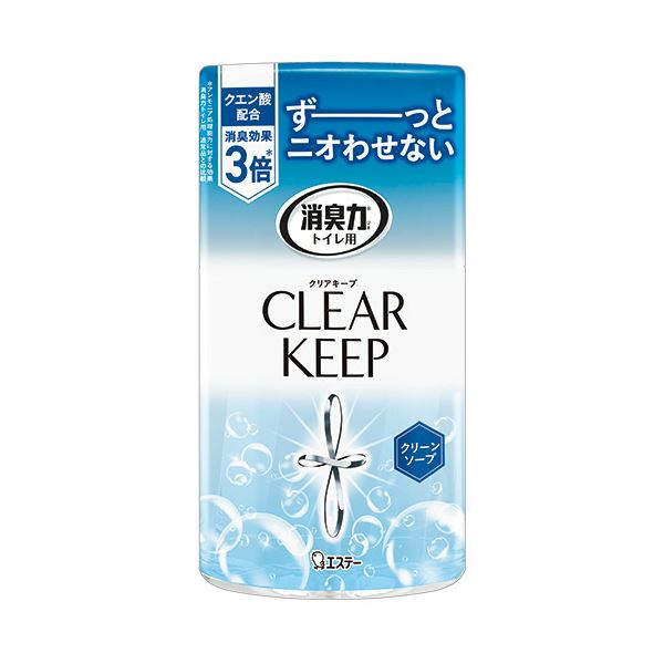 （まとめ） エステートイレの消臭力 CLEAR KEEP クリーンソープ 400mL 1個 【×5セット】