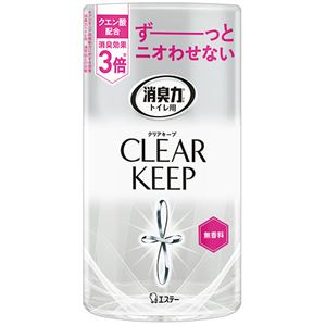 （まとめ） エステートイレの消臭力 CLEAR KEEP 無香料 400mL 1個 【×5セット】