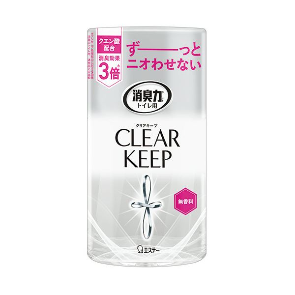 （まとめ） エステートイレの消臭力 CLEAR KEEP 無香料 400mL 1個 【×5セット】