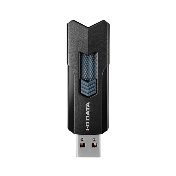 アイオーデータUSB 3.2 Gen 1（USB 3.0）対応高速USBメモリー 64GB ブラック U3-DASH64G／K 1個