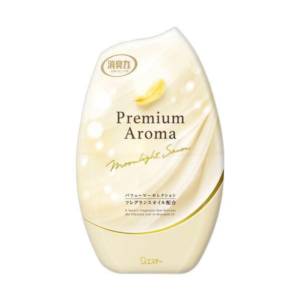 （まとめ） エステーお部屋の消臭力 Premium Aroma ムーンライトシャボン 400mL 1個 【×10セット】