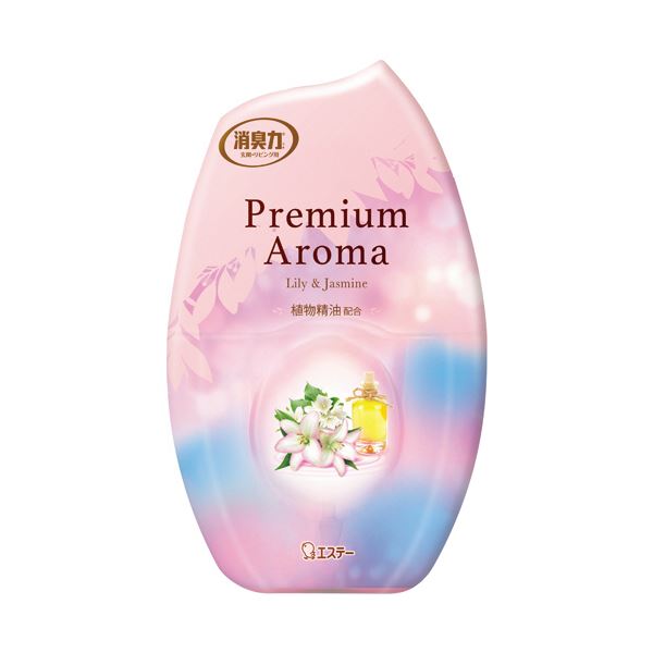 （まとめ） エステーお部屋の消臭力 Premium Aroma リリー＆ジャスミン 400mL 1個 【×10セット】