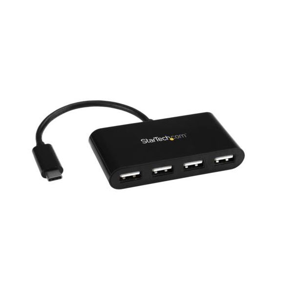 StarTech.com 4ポート USB2.0ハブ Type-C対応 ブラック ST4200MINIC 1個