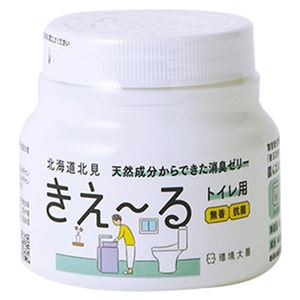 （まとめ） 環境大善 きえーるトイレ用 ゼリータイプ 無香 本体 160g H-KTJ-160 1個 【×2セット】