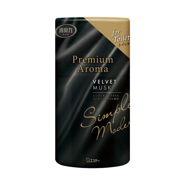 （まとめ） エステートイレの消臭力 Premium Aroma ベルベットムスク 400mL 1セット（3個） 【×2セット】