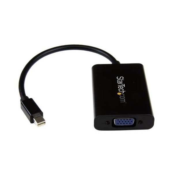 StarTech.com Mini DisplayPort-VGA変換アダプタ 2chオーディオ ミニディスプレイポート -D-Sub15ピン ブラック MDP2VGAA 1個