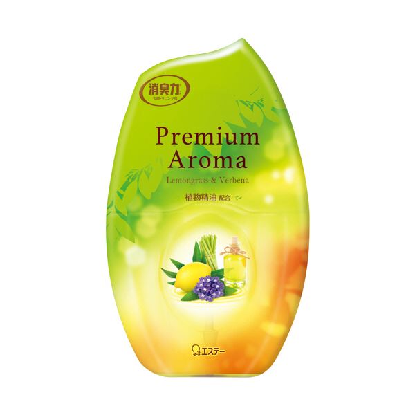 エステーお部屋の消臭力 Premium Aroma レモングラス＆バーベナ 400mL 1セット（3個）