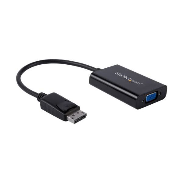 StarTech.com DisplayPort-VGA変換アダプタ ブラック DP2VGAA 1個