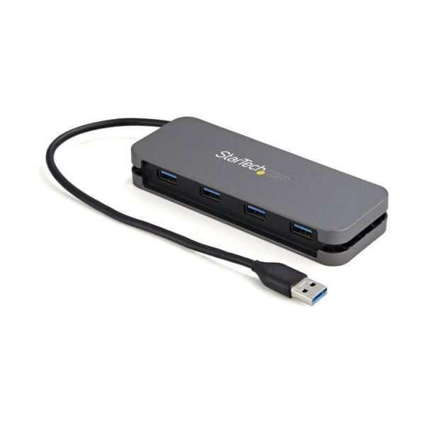 StarTech.com 4ポートUSB 3.0ハブ USB-A×4口 USB-A×1口 HB30AM4AB 1個