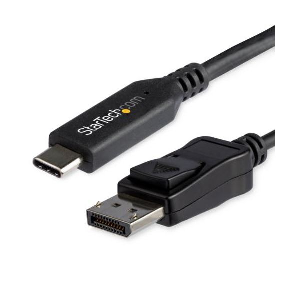 StarTech.com USB TypeC-DisplayPort 1.4変換ケーブル 1.8m ブラック CDP2DP146B1本