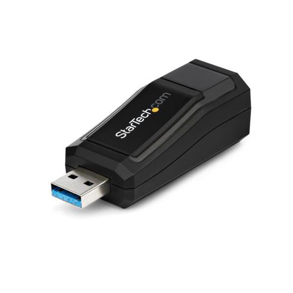 StarTech.com USB3.0-Gigabit Ethernet LANアダプタ 10・100・1000Mbps対応 ブラックUSB31000NDS 1個