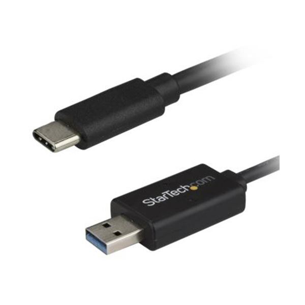 StarTech.com データリンクケーブル 2m USB C-USB A ブラック USBC3LINK 1本