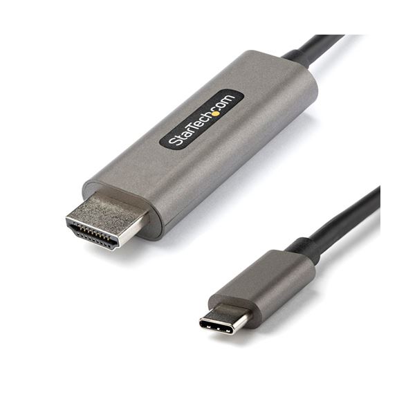 StarTech.com USB TypeC-HDMI 変換ケーブル 2m 4K／60Hz スペースグレー CDP2HDMM2MH1本