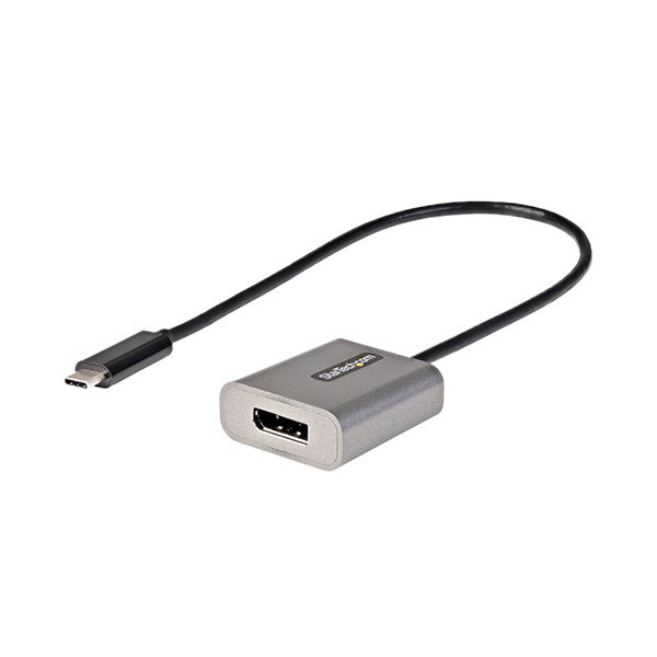 StarTech.com USB C-DisplayPort ディスプレイ変換アダプタ グレー CDP2DPEC 1個