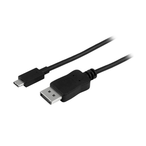 StarTech.com USB TypeC-DisplayPort 変換ディスプレイアダプタケーブル 1.8m 4K／60Hzブラック CDP2DPMM6B 1本