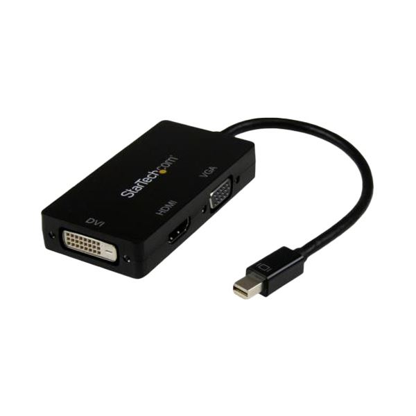 StarTech.com Mini DisplayPort-VGA／DVI／HDMI変換アダプタ MDP2VGDVHD 1個