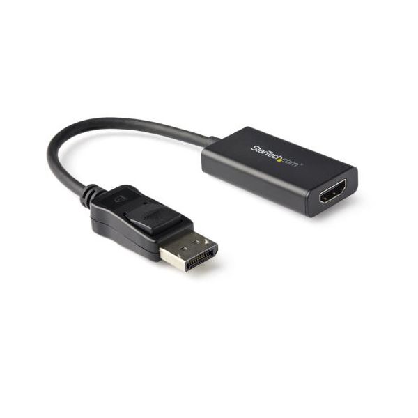 StarTech.com DisplayPort-HDMI変換アダプタ 4K対応 ブラック DP2HD4K60H 1個