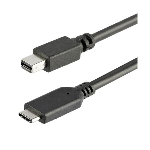 StarTech.com USB TypeC-Mini DisplayPort 変換ディスプレイアダプタケーブル 1m 4K／60Hzブラック CDP2MDPMM1MB 1本