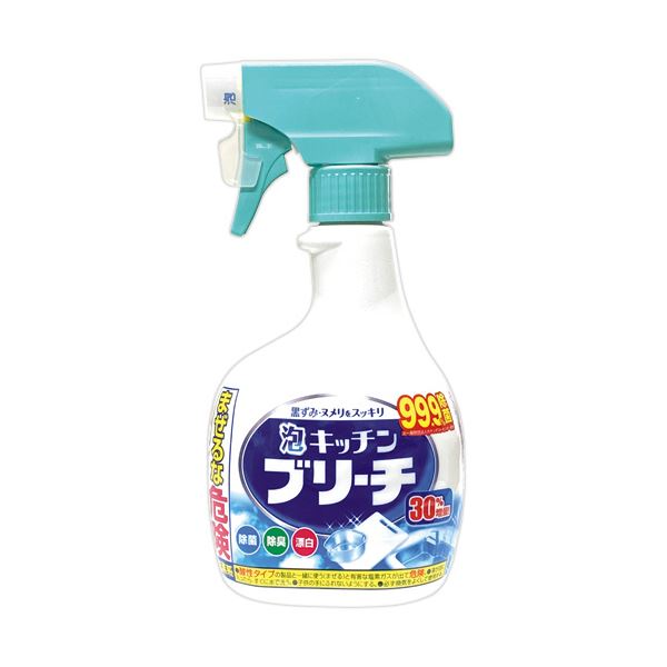 （まとめ） ミツエイ泡キッチンブリーチ 大容量 本体 520mL 1本 【×5セット】