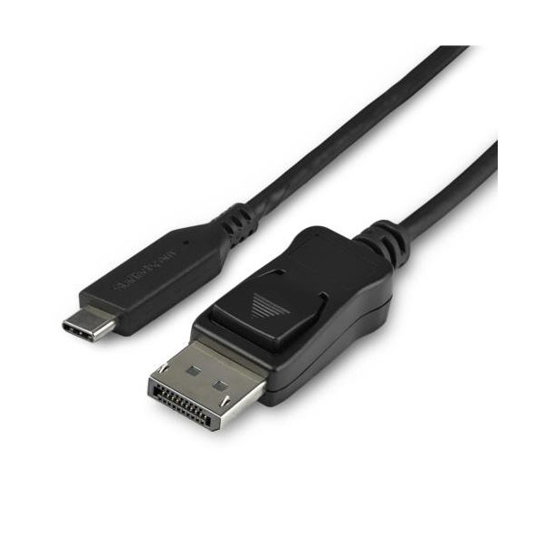 StarTech.com USB TypeC-DisplayPort 1.4変換ケーブル 1m ブラック CDP2DP141MB1本