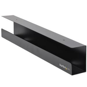 StarTech.com デスク下ケーブル配線トレー/デスク天板裏取付けケーブル収納ホルダー ブラック UDCMTRAY1個