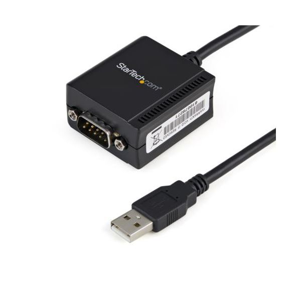 StarTech.com USB-RS232Cシリアル変換ケーブル COMポート番号保持機能対応 1.8m ブラックICUSB2321F 1本