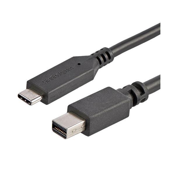 StarTech.com USB TypeC-Mini DisplayPort 変換ディスプレイアダプタケーブル 1.8m4K／60Hz ブラック CDP2MDPMM6B 1本