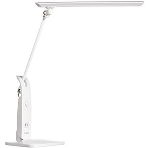 スワン電器LEDデスクライト スタンド式 14W 1350Lx ホワイト DS-506WH 1台