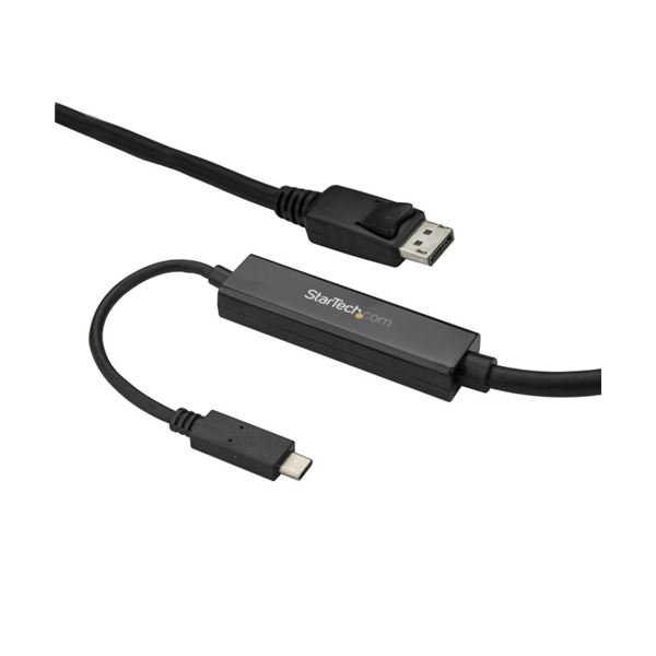 StarTech.com USB TypeC-DisplayPort 変換ディスプレイアダプタケーブル 3m 4K／60Hz ブラックCDP2DPMM3MB 1本