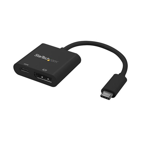 StarTech.com USB TypeC-DisplayPort 変換ディスプレイアダプタ USB PD対応 4K／60Hz対応ブラック CDP2DPUCP 1個