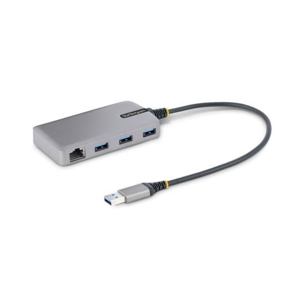 StarTech.com USBハブ USB-A×3 30cm スペースグレー 5G3AGBB-USB-A-HUB 1個