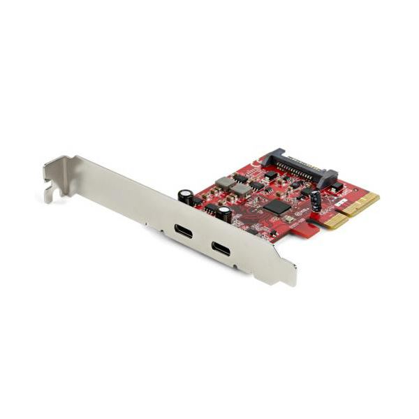 StarTech.com 2ポートUSB Type-C増設PCI Expressカード USB 3.1 Gen 2（10Gbps）準拠PEXUSB312C3 1個